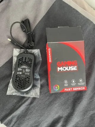 Ratón Gaming Negro con RGB