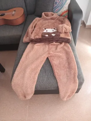 Pijama grueso mujer oso polar
