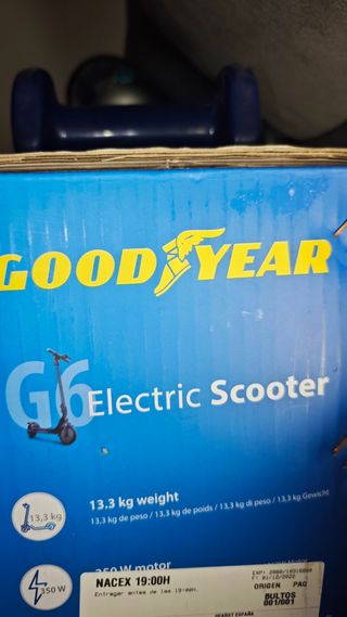 Patinete Eléctrico Goodyear G6 Nuevo