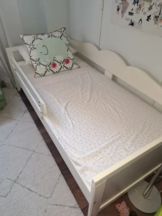 Cama infantil Ikea blanca