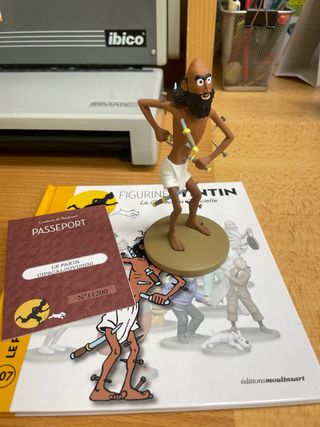Figura Tintín El Fakir Cipacalouvishni