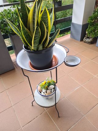 Lavabo antiguo cerámica y metal NO HAGO ENVÍOS 