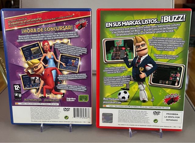 Pack Buzz! PS2: El Mega Concurso + Deportes
