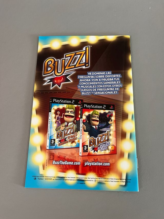 Pack Buzz! PS2: El Mega Concurso + Deportes