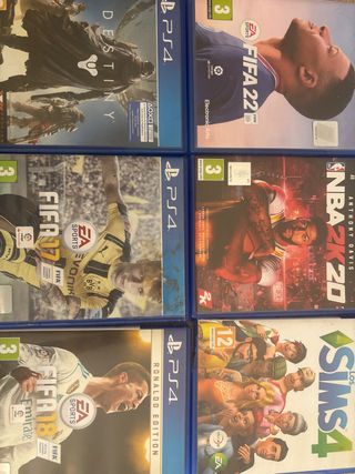 Lote 11 juegos PS4 y PS2 
