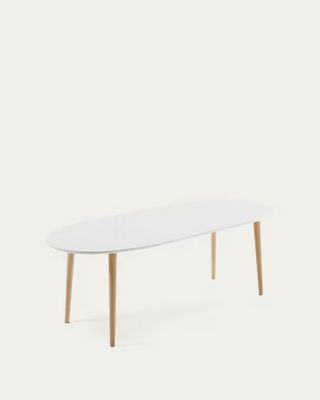 Mesa Ovalada Extensible Kave Home “Oqui”