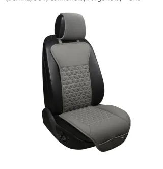Fundas Asientos Coche Cuero Negro
