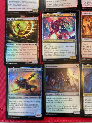 Lote Magic Spiderman Multicolor Ingles Foil