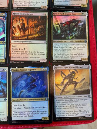 Lote Magic Spiderman Multicolor Ingles Foil