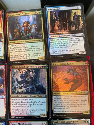 Lote Magic Spiderman Multicolor Ingles Foil