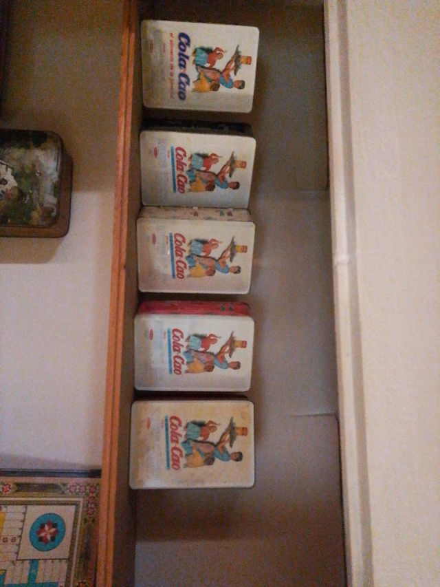 Lote 5 Cajas Metálicas Decoradas