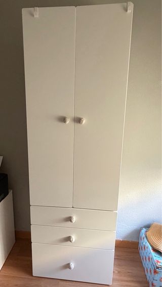 Armario infantil IKEA SMASTAD blanco