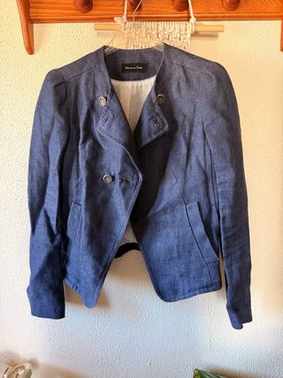 Blazer Massimo Dutti azul