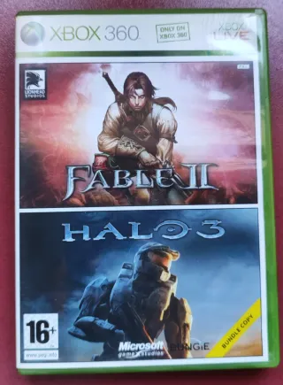 Pack Fable II y Halo 3 Xbox 360
