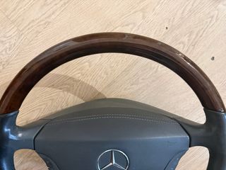 Volante Mercedes S W220 W215 Madera Cuero