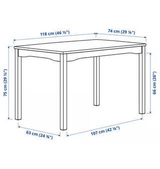 Mesa de comedor HÄGERNÄS Ikea 