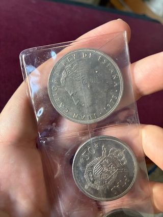 Lote 3 monedas antiguas colección
