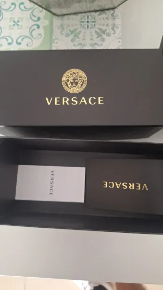 Gafas de Sol Versace Doradas y Negras