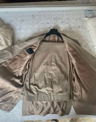 Traje Roberto Bassi Beige/Gris