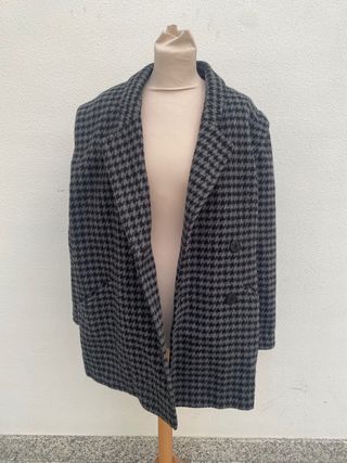 Abrigo Vintage Oversize Unisex lana 