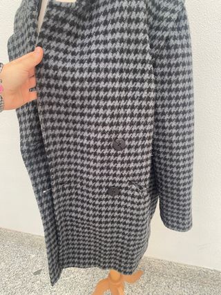 Abrigo Vintage Oversize Unisex lana 