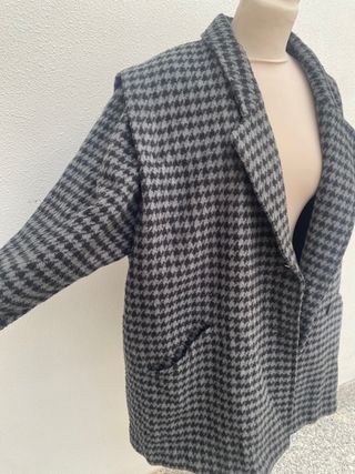Abrigo Vintage Oversize Unisex lana 
