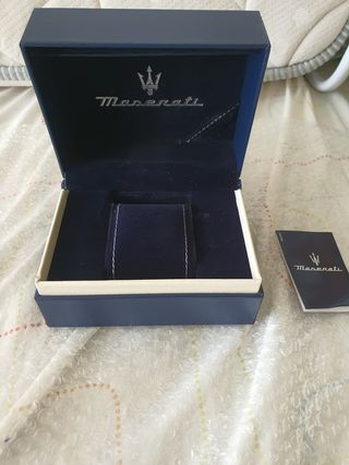 Caja para Reloj Maserati Azul