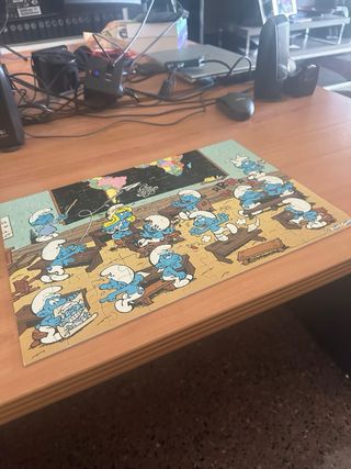 Puzzle Los Pitufos Educa 100 piezas dos unidades 