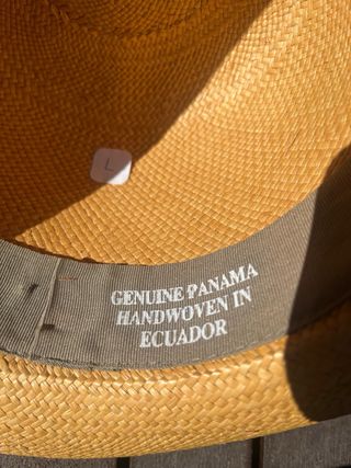 Sombrero Panamá L Suez tejido a mano