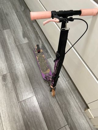 Patinete plegable con freno