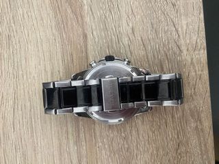 Reloj Racer Cronógrafo Negro y Plateado