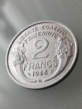 2 Francos Francia 1948 B