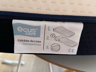Colchón cuna Ecus Care desenfundable