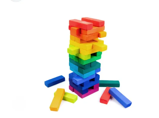 Juego Torre apilable de bloques de madera