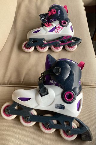 Patines Oxelo Play 5 Talla 32-34 + Accesorios 