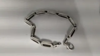 Pulsera Plata Maciza.