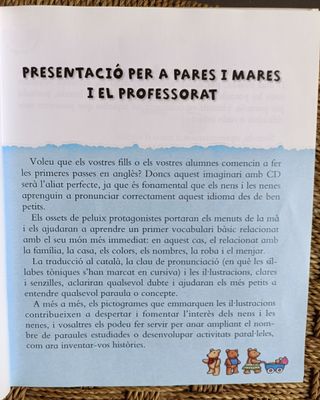 Les meves primeres paraules en anglés, 1. Edici...