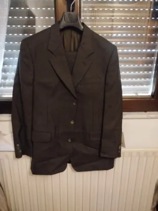 Traje de chaqueta verde