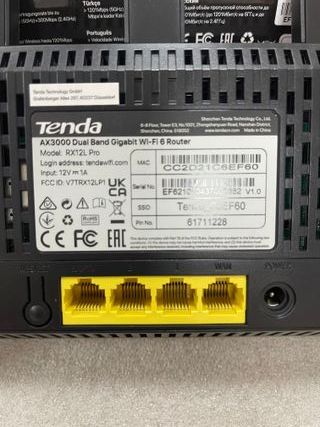 Tenda RX2L Pro Router WiFi 6 AX3000 Dual-Band 08