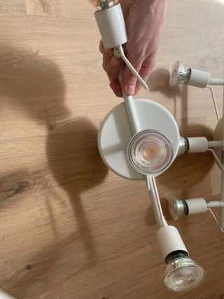 Lámpara de techo Ikea Krusning 3 focos, set de 3
