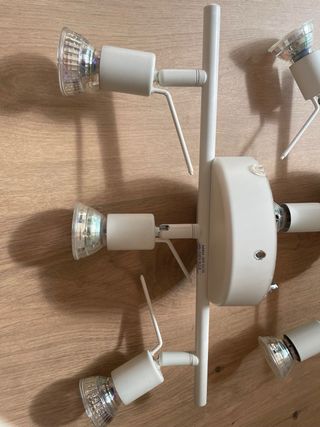 Lámpara de techo Ikea Krusning 3 focos, set de 3