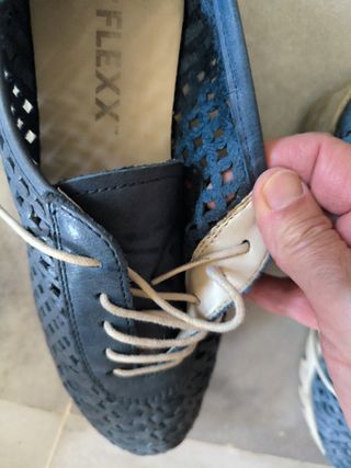 Zapatos Flexx azules mujer