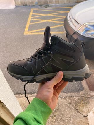 Zapatillas de montaña mtb negras y grises