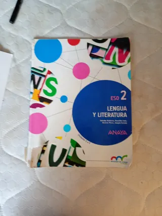 Libro lengua y literatura ANAYA 2 Eso Unidades 5-8