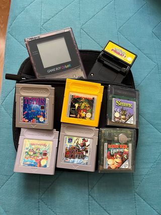 Nintendo Game Boy Color Morado + Juego