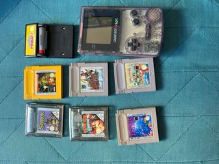 Nintendo Game Boy Color Morado + Juego