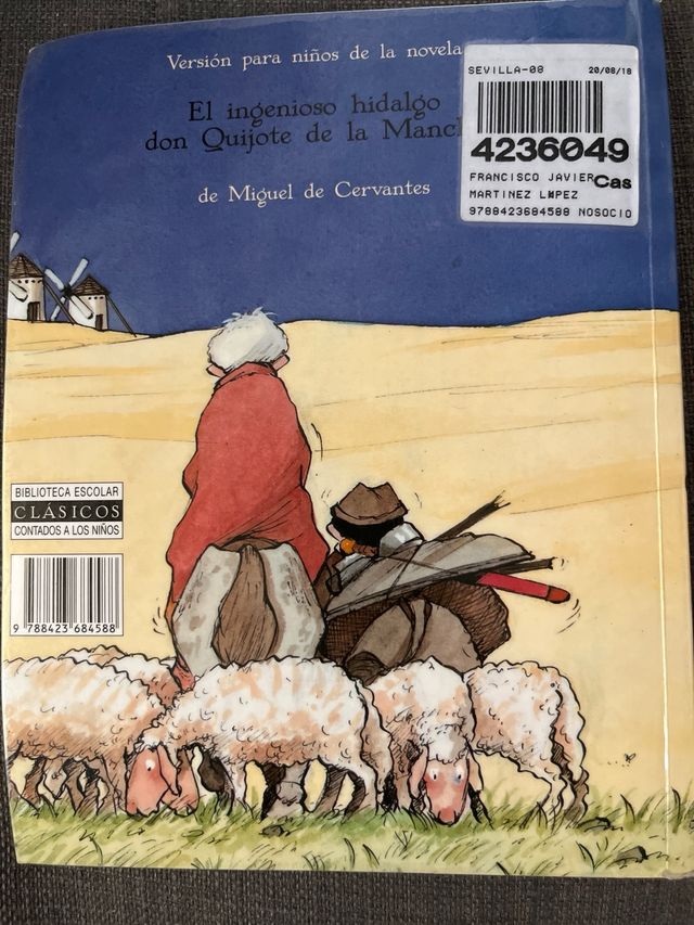 El Quijote contado a los niños (versión escolar...