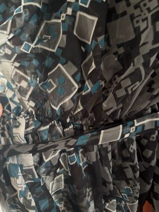 Blusa estampada manga larga