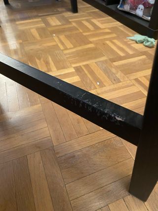 6 Sillas Madera Negras IKEA