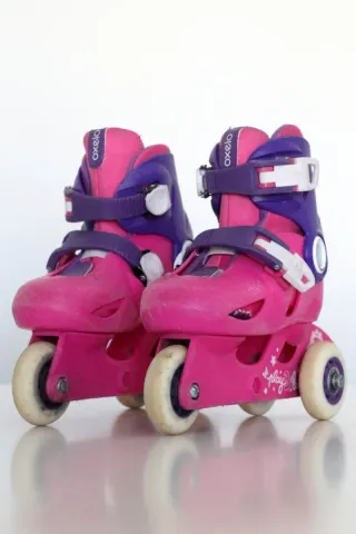 Patines Oxelo Play 3 Niños Rosa